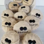 Primitive Halloween mummy bowl filler set handmade