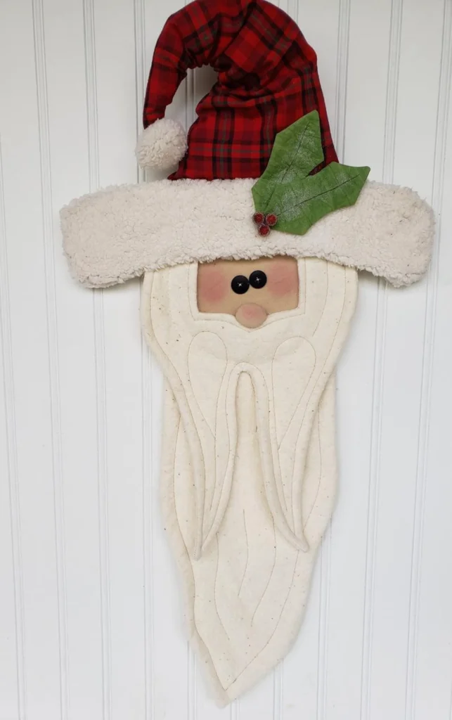 Primitive Santa Door Greeter sewing pattern 29 inches long