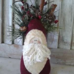Primitive Santa craft pattern 7x3 inches