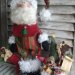 Country Santa primitive sewing pattern 17 inches tall”