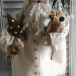 Old fashioned primitive Santa sewing pattern 23 inches tall