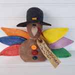 Rustic Thanksgiving turkey décor e‑pattern by Primitive Market Place