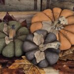 Primitive fall pumpkin set rustic farmhouse décor